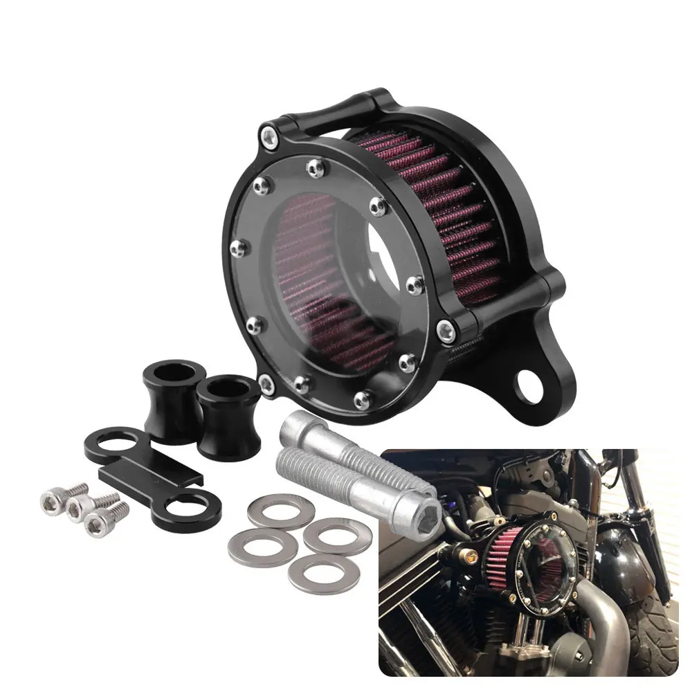 Воздухозаборный фильтр для Harley Davidson Sportster XL883 XL883N XL883R XL883P XL1200 XL1200L XL1200X 480 Iron 883 2004