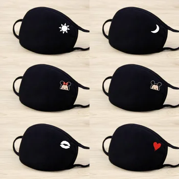 

1pcs Unisex Cartoon Funny Panda Mouth Mask Unisex Cartoon Cotton Half Mouth Face Mask Anti-Dust Winter Warm Masks