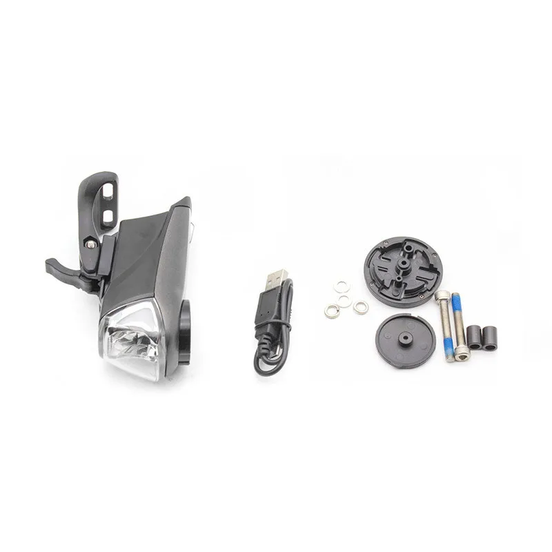 

USB Rechargeable Bicycle Light Bicycle Headlight USB Bicycle LED Light Can Be Installed Stopwatch
