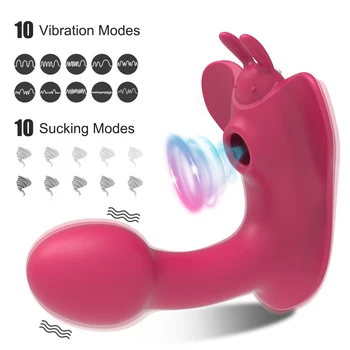 G-Spot Sucking Vibrator Female Remote Control Clit Sucker Clitoris Stimulator Dildo Toys Sex Toys for Adults Women 18 3