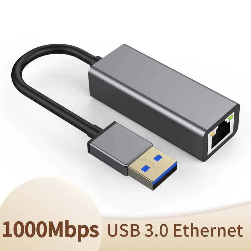 USB 3,0 Gigabit Ethernet сетевой карты RJ45 сетевой адаптер 10/100/1000 Мбит/с Ethernet конвертер Realtek RTL8153 для портативных ПК Win7 8