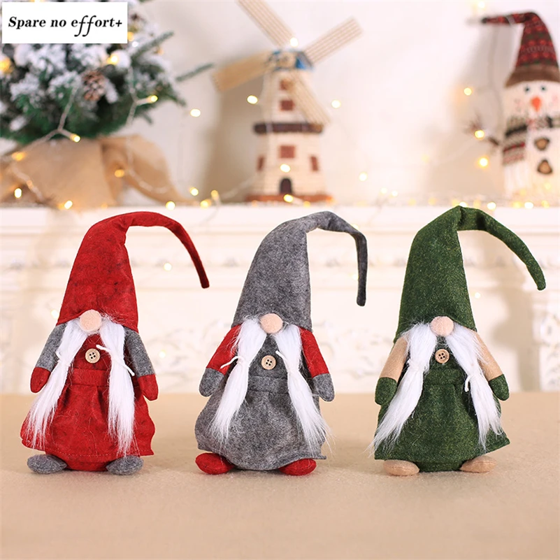 Куклы Санта Клауса рождественские украшения для дома стоящая игрушка Navidad фигурка ребенка рождественские подарки год орнамент с рождественской елкой