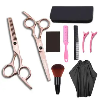 

6.0 inch hairdressing scissors flat shear thinning shear set