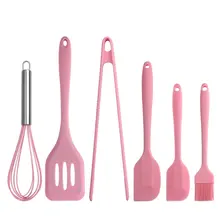 6PCS Silicone Cooking Utensils Set Non-stick Spatula Shovel Cooking Tools Set Kitchenware Kitchen Utensils Cooking Tool Kit