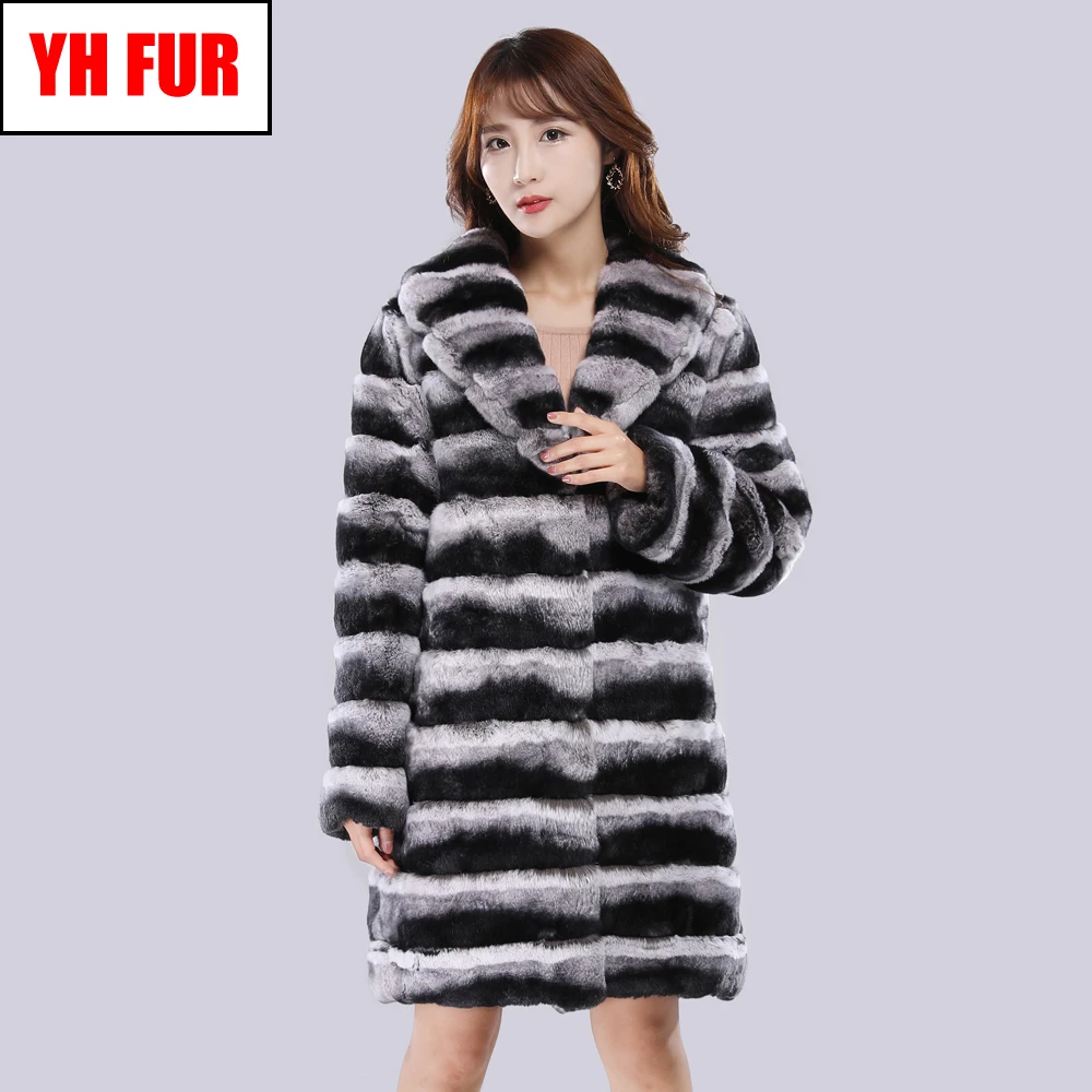 

2019 New Lady Fashion Winter Genuine Real Rex Fur Jacket Women Rex Rabbit Fur Coat High Quality Natural Rex Rabbit Fur Overcoats