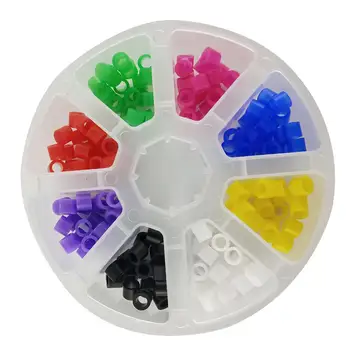 

160Pcs/set Dental Instrument Rings Silicone Code Rings Autoclavable Hygienist Disinfection Orthodontic Circle Tool 8 Colors
