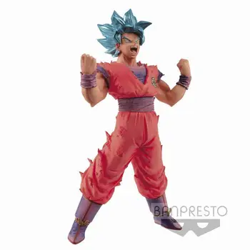 

Original banpresto Dragonball Super Figure Blood of Saiyans Super Saiyan God Blue Son Goku PVC action figurine model figura