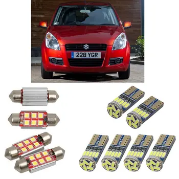 

Interior led Car lights For suzuki splash ex hatchback 2008 car accessories License Plate Light 6pc