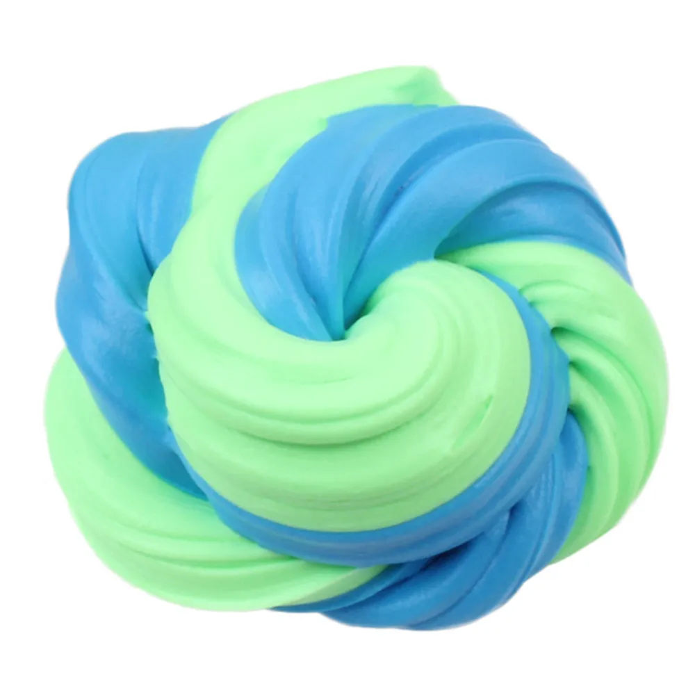 Beautiful two-Color Cloud Slime Modeling Clay Educational Kids Interactive Toy Putty Scented stress reliever Kids Clay Toy #A