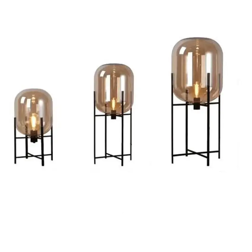 

Nordic Glass LED Floor Light Vloerlamp Standing Lamp Standing Lights Living Room Bedroom Restaurant Floor Lamp Kitchen Fixtures