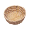 Bamboo Round Fruit Basket Large Capacity Durable Bamboo Handwoven Bowl Fruit Vegetables Serving Basket for Kitchen Fast Delivery 5