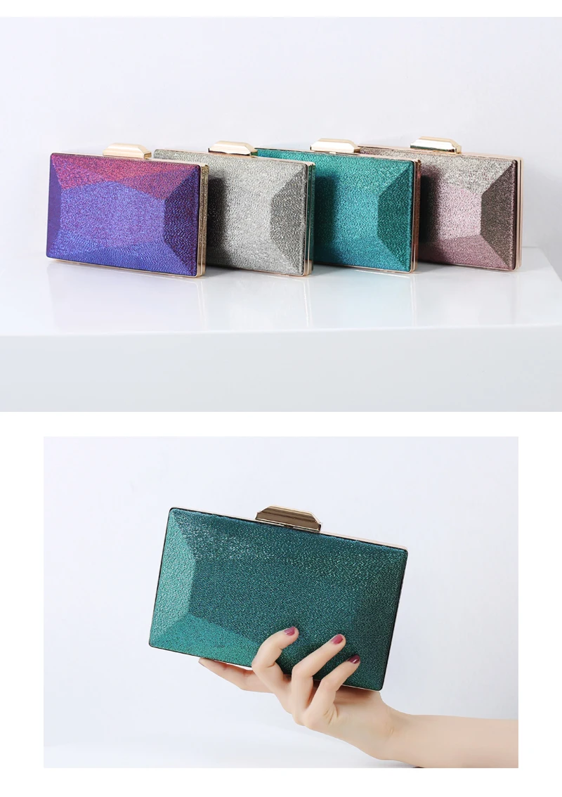 Luxy Moon Sequin Clutch Bag with Strap Available Colors