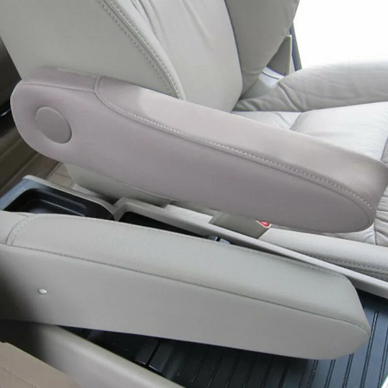 2x для Honda Odyssey 2005-2010 Авто серый кожаный подлокотник передняя крышка L/R запчасти