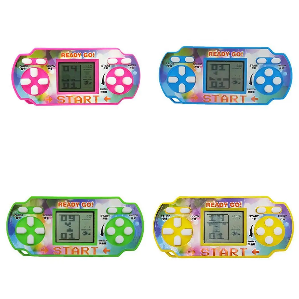 Portable Console Handheld Classic Mini with 260 Black+ Blue, Black+ Brown Standard NTSC System In-Built Games