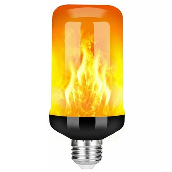 

E27 LED Dynamic flame effect For bar hotel Gravity Decor Lamp light bulb Multiple mode Creative corn lamp Decorative lights
