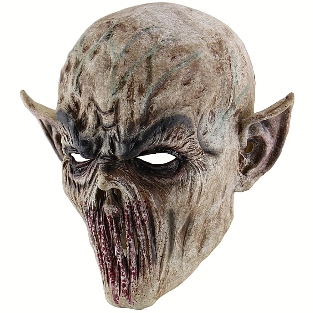 

Halloween Bloody Scary Horror Mask Adult Zombie Monster Vampire Mask Latex Costume Party Full Head Cosplay Mask Masquerade Props