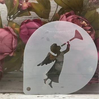 

15cm Angel DIY Craft Layering Stencils Painting Scrapbooking Stamping Embossing Album Paper Card Template