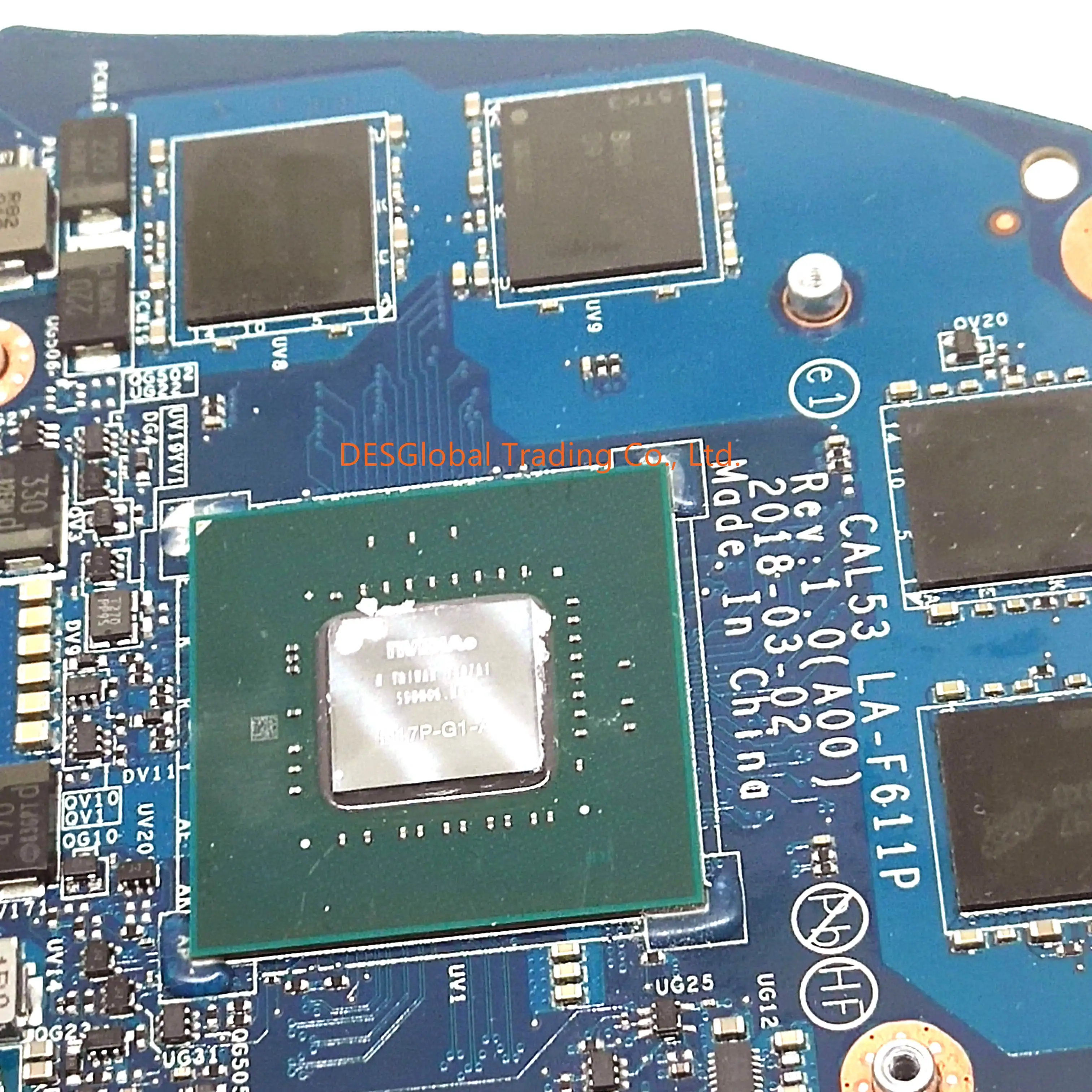 lower price  For Dell G3 CAL53 3579 Laptop Motherboard SR3YY i7-8750H Mainboard CAL53 LA-F611P 100% Test