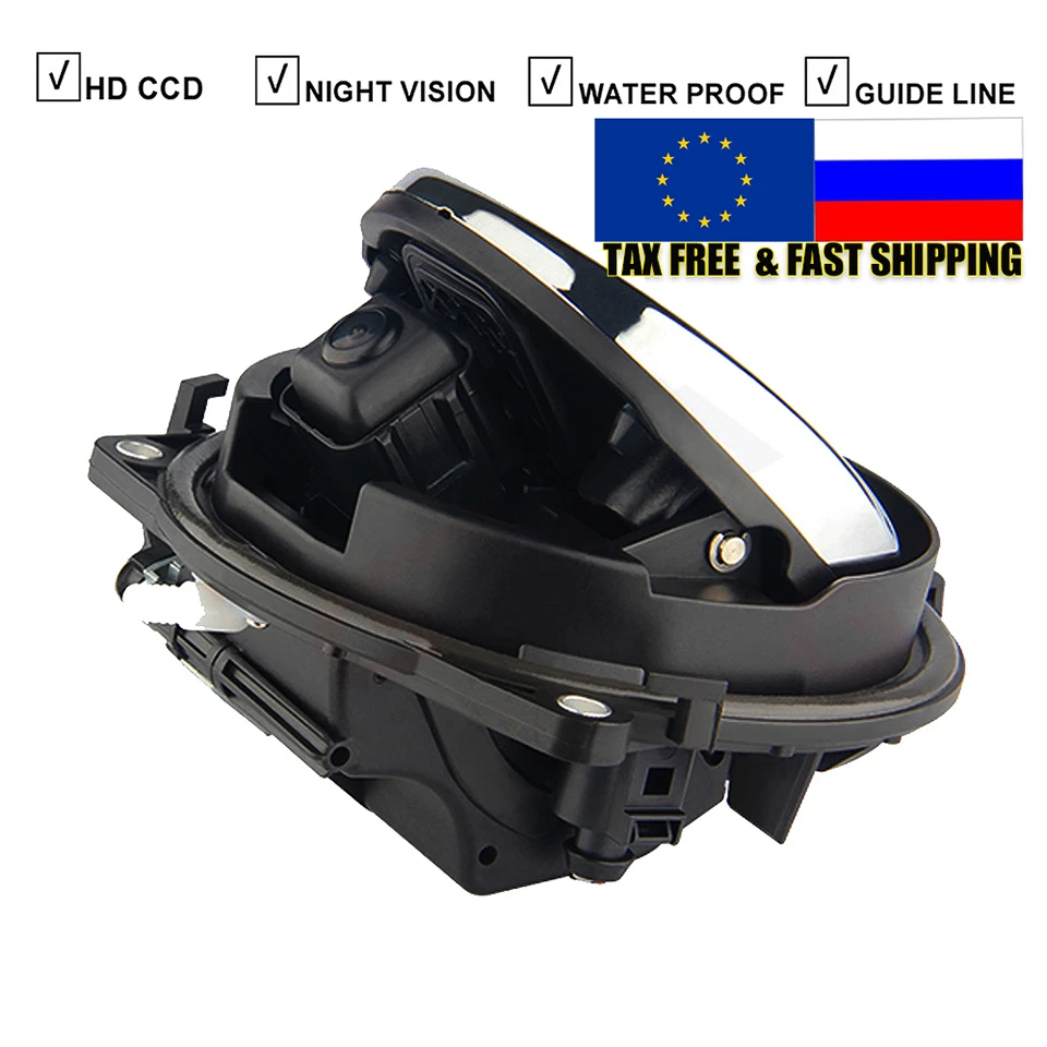 Vw Rear View Logo Camera Ccd Reversing Backup Camera Rotating Flip For
