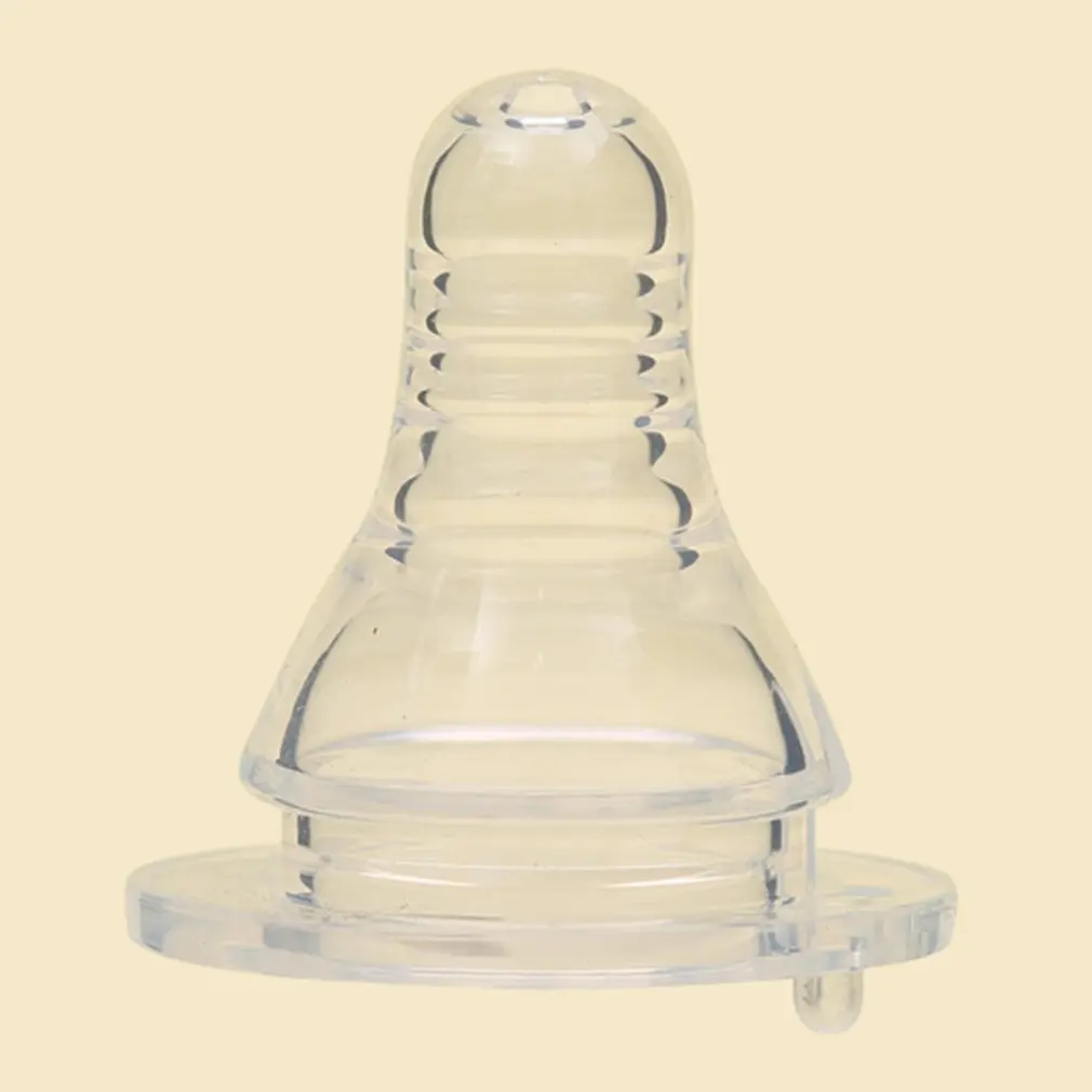 

Transparent Baby Breast Feeding Nipple Kids Silicone Wide Caliber for Different Milk Bottle Pacifier Children Nipple