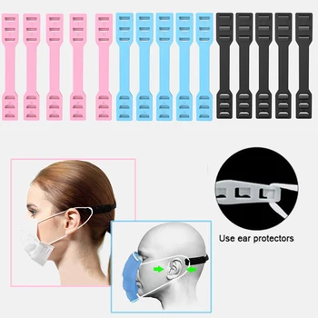 

3Pcs Mask Buckle Ear Protection Mask Hook Ear Protection Universal Mask Hook Disposable Mask Artifact Anti Lock Mask Accessories