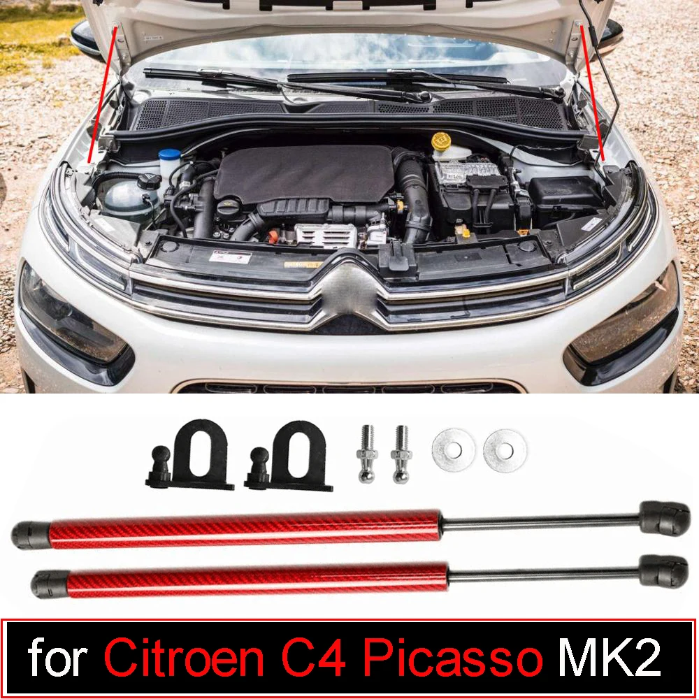 Puntoni A Gas Per Citroen C4 Picasso Mk2 2013-2022 Cofano Anteriore Cofano Modifica Sollevamento Supporti Ammortizzatori Idraulici Molle Ammortizzator