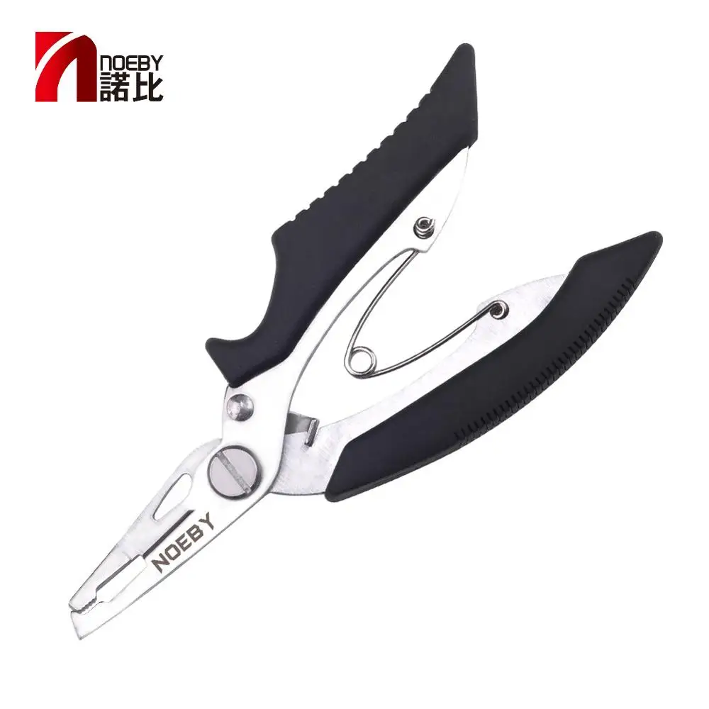 Fishing Pliers Fishing Tools Fishing Tool Fishing Tackle Fishing Gripper Fishing Accessories NOEBY Stainless Steel Fish Control Grip Gripper Lure Multifunctional Plier Hook Plier Fish Pliers
