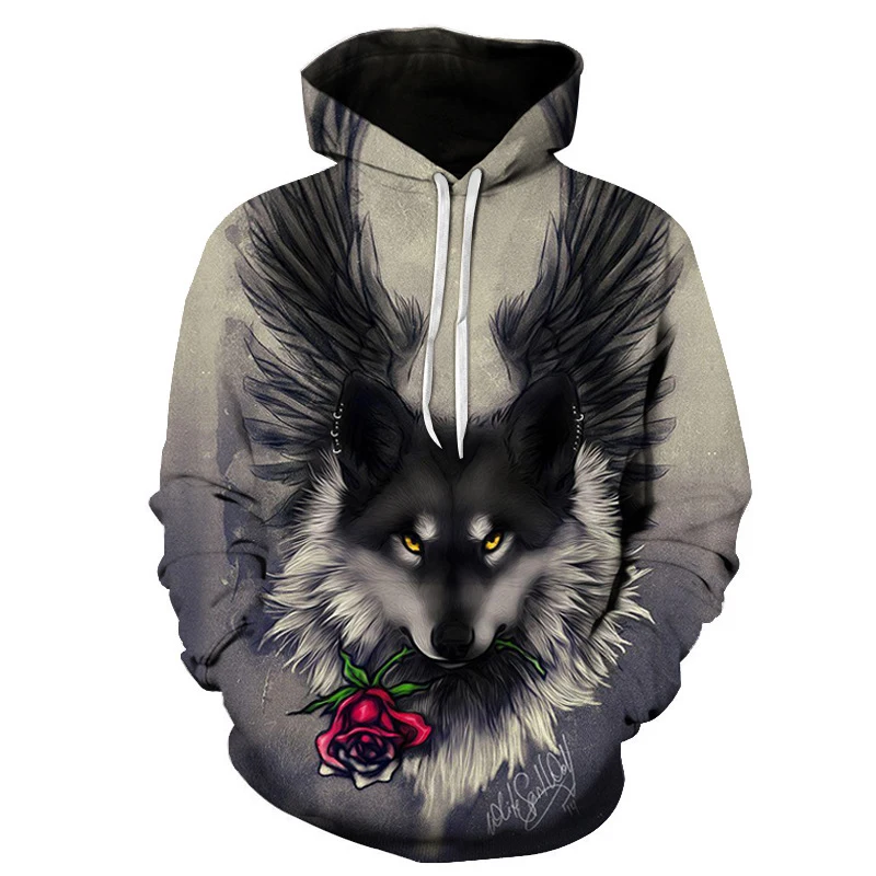 

Animal Lion Men Hoodies Boy Girl Kids Hoodies