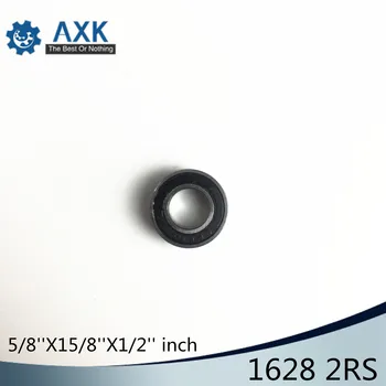 

1628 2RS ABEC-1 (10PCS) 5/8"x1 5/8"x1/2" inch Ball Bearings 15.875mm x 41.275mm x 12.7mm 1628RS