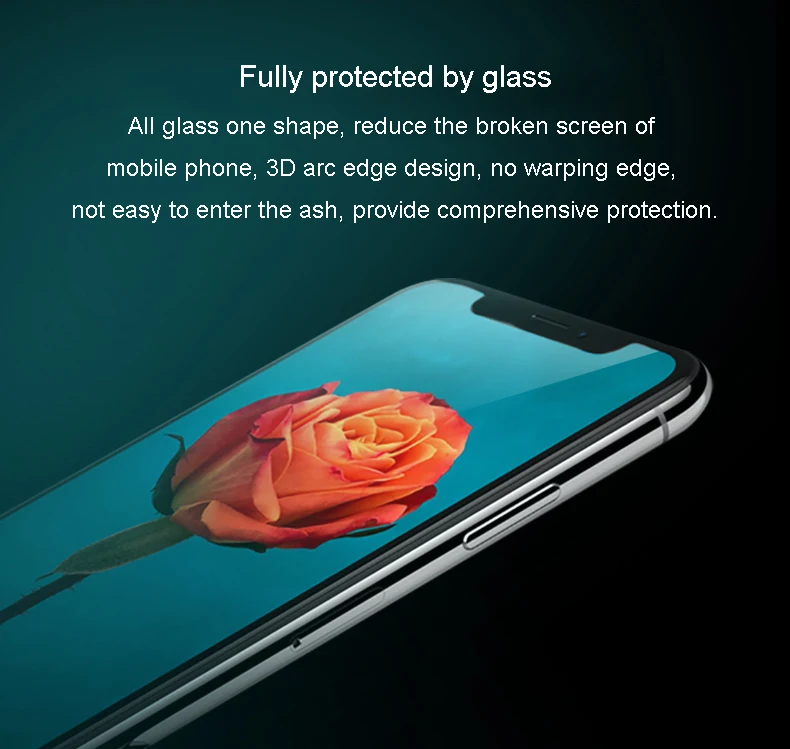 MOMAX IOS phone XS закаленная пленка 3D изогнутая полноэкранная стеклянная пленка ios phone 10 HD полное покрытие защитная пленка из закаленного стекла