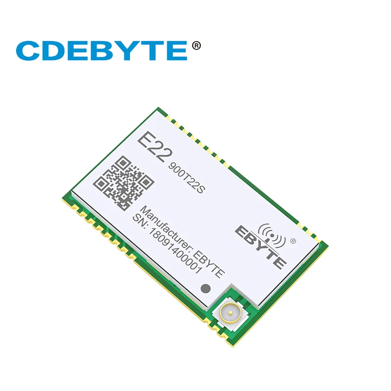 Ebyte E22-900T22S LoRa SX1262 915 МГц 868 МГц 22dBm IoT модуль SMD RF UART приемопередатчик IPEX штамп антенна отверстия