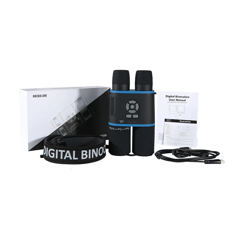 Binocular Telescope IR Night Vision Digital Gen 2+ Device Function Version Optional Day & Night Dual Use Binoculars for Hunting