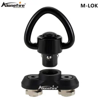

Alonefire M650 M-lok Sling Mount Standard QD Sling Swivel 1.25 Inch Adapter for M lok Rail