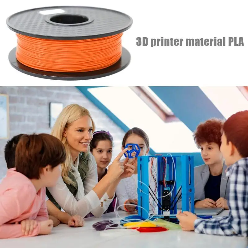 1 кг 1,75 мм PLA 3d Принтер Нити 340 м печатные материалы биоразлагаемые биоматериалы Широкая совместимость экструдер аксессуары