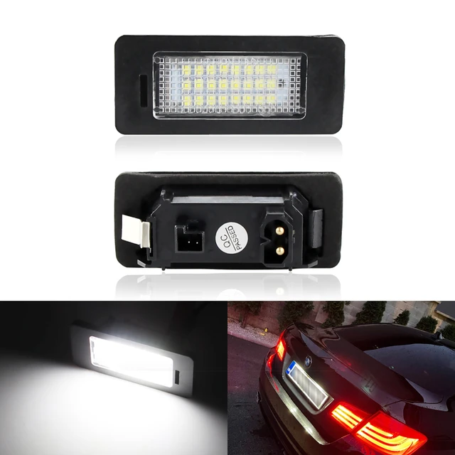 2pcs Led License Plate Light Canbus Number Lamp For Bmw E92 E93