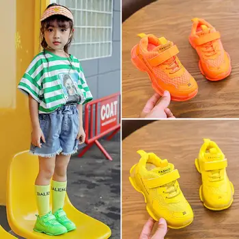 

Children Casual Shoes Boys Girls Sport Shoes Breathable Infant Running Shoes Sneakers Soft Bottom Non-slip Kids Casual Shoes