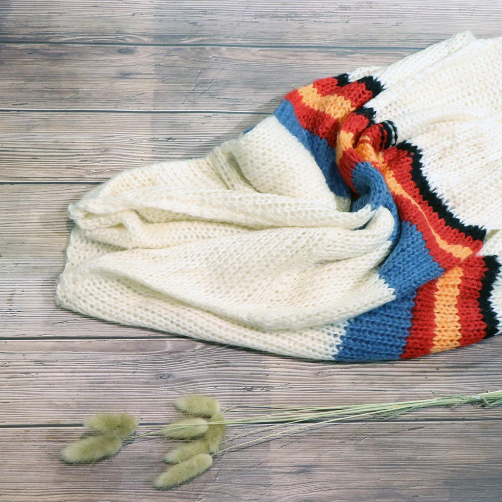 Womail свитер пальто женский модный полосатый вязаный свитер осень зима длинный рукав кардиган джемпер оверсайз высокое качество 815