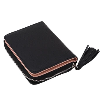 

3 Fold Tassel Pendant Short Wallet for Women Girl Square Coin Purse Card ID Holder Female Small Money Bag Clutch Wallet New