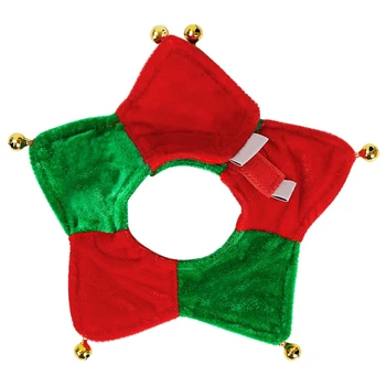 

Christmas Cat Dog Bandana Bibs Scarf Collar Adjustable Pet Cute Heart Neckerchief Scarf Waterproof Saliva Towel