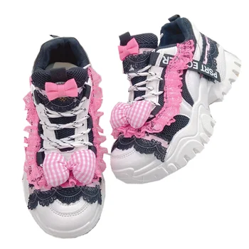 

JELLYFOND Sneakers Breathable Summer Outdoor Sport pink LOTITA Shoes lady Walking Shoes For Girls Footwear