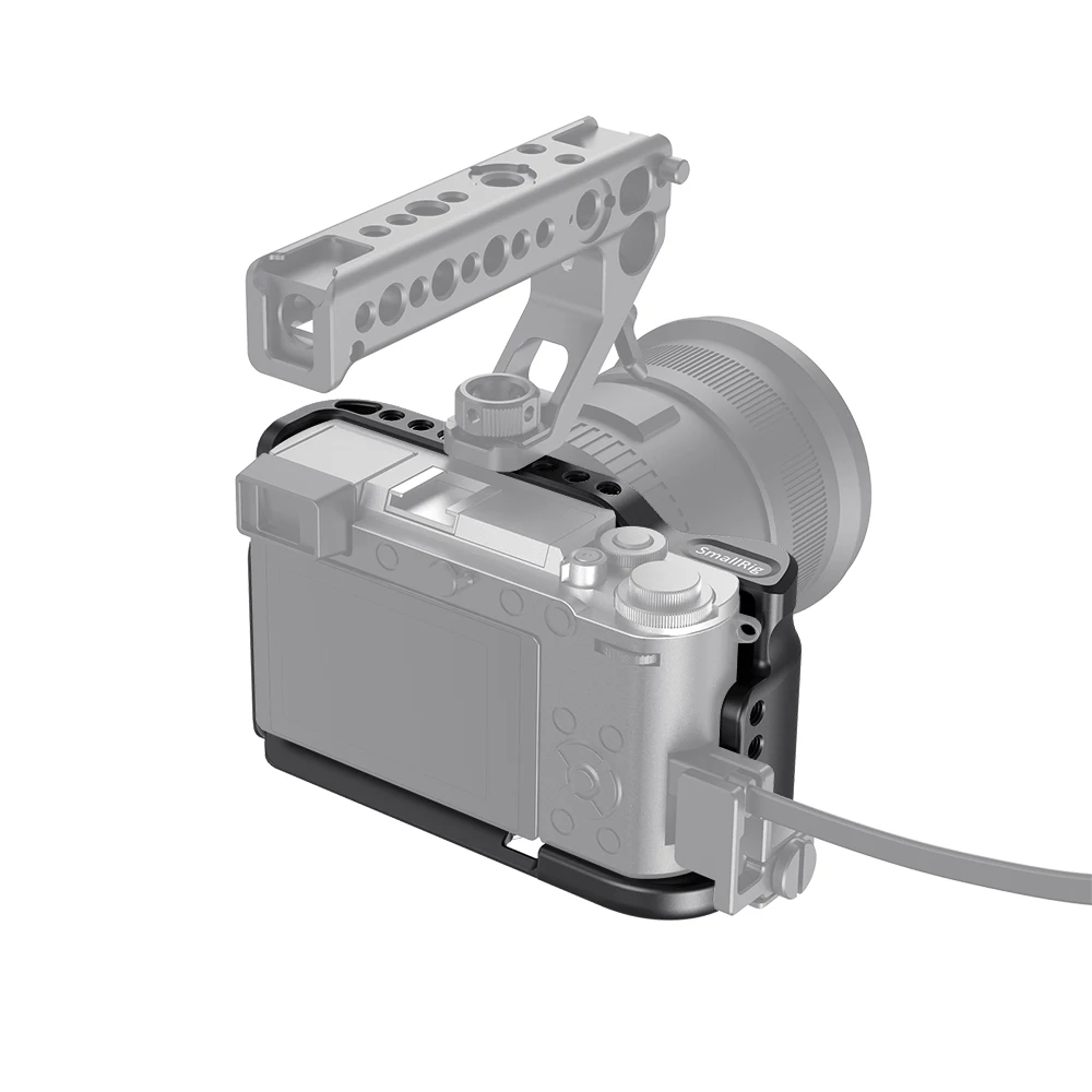 SmallRig G9 клетка из алюминиевого сплава для Panasonic G9 клетка с Arca швейцарская тарелка/цельная боковая рукоятка/NATO Rail-2411
