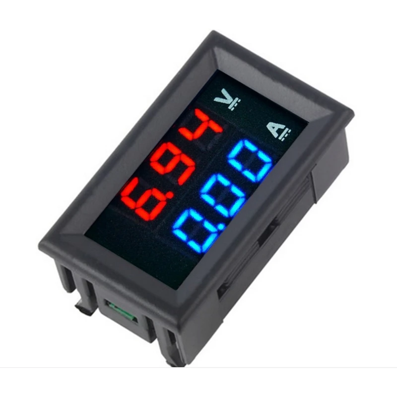 3pcs LED Digital DC 0-100V 10A Voltage Amp Volt Meter Panel Dual Voltmeter Ammeter Tester