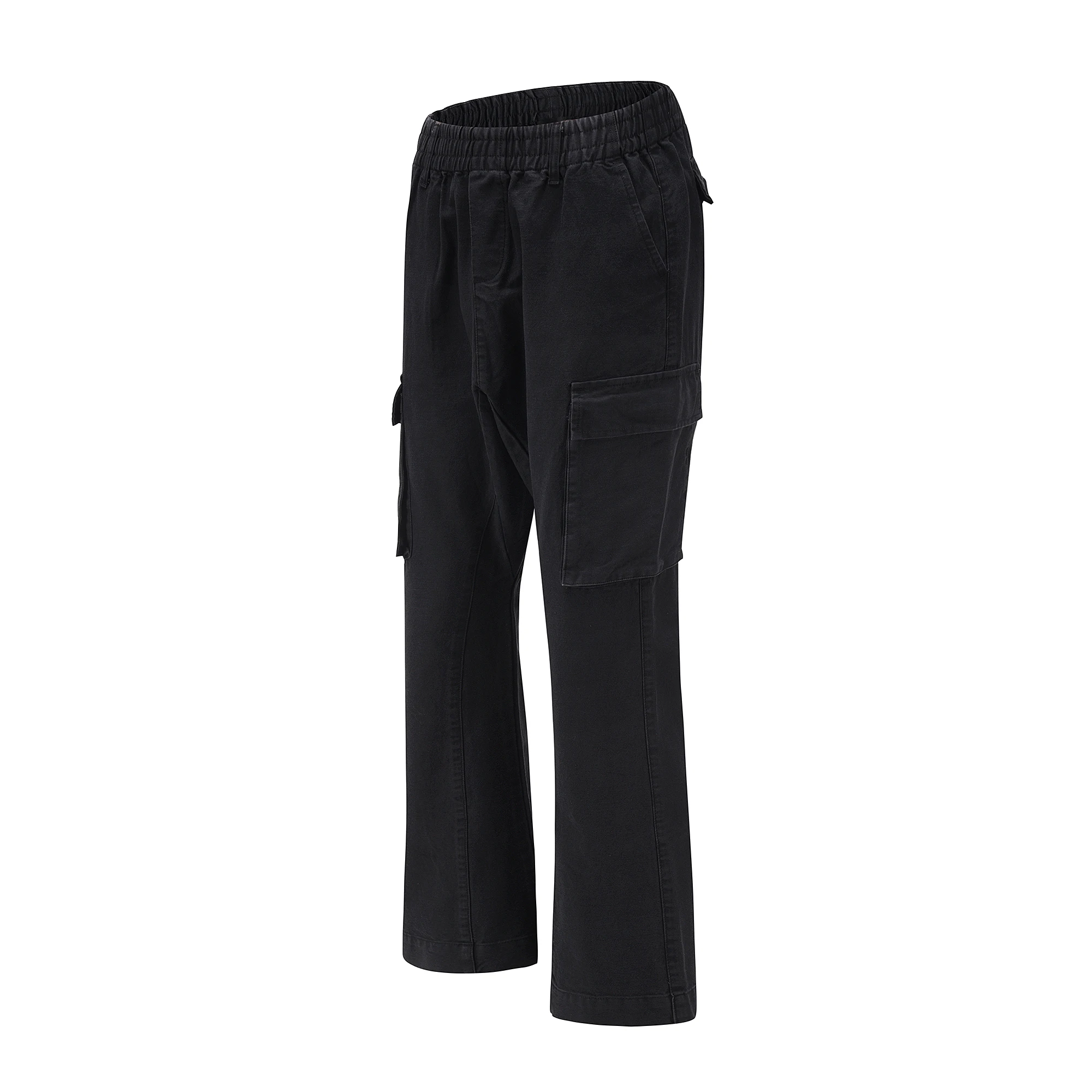 Camouflage Micro Flare Pants Fashionable Streetwear Camo Cargo Pants for Male Slim Fit Trousers Women Baggy Casual Clothes
