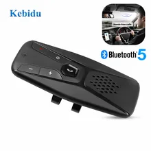 KEBIDU гарнитура Bluetooth автомобильный комплект беспроводной динамик T823 авто солнцезащитный козырек плеер Bluetooth 5,0 динамик телефон с микрофоном для телефона