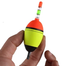 1Pcs EVA Luminous Fishing Night Float Light Stick Foam Plastic Bobber Sea Rock Fishing Striking Floats 5/8/10/15/20/30g