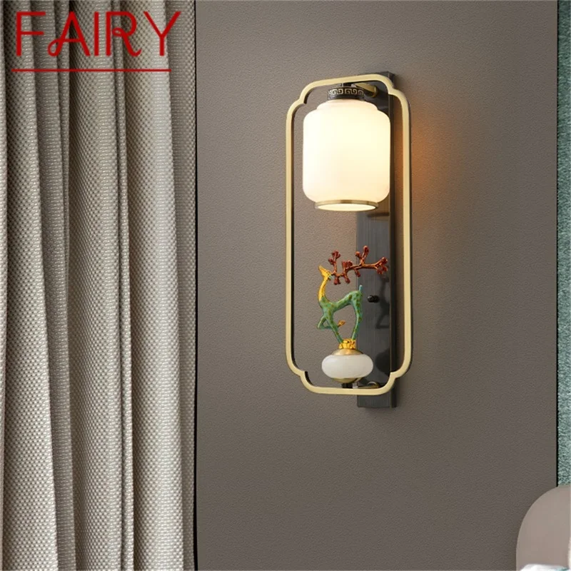 

FAIRY Copper Home Wall Lamps Fixture Indoor Contemporary Luxury Design Sconce Light For Living Room Corridor