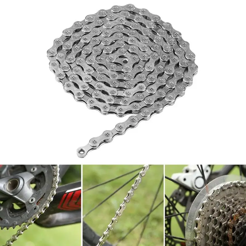 

Practical 1pc Outdoor Safety Riding Accessories 10 Speed Steel Mountain Excellent Quality Road Bicycle Chain 210mmX65mmX10mm