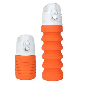 

Outdoor Sports Bottle Foldable Sports Cup Folded Silicone Water Bottle Water Bottle Collapsible Cup