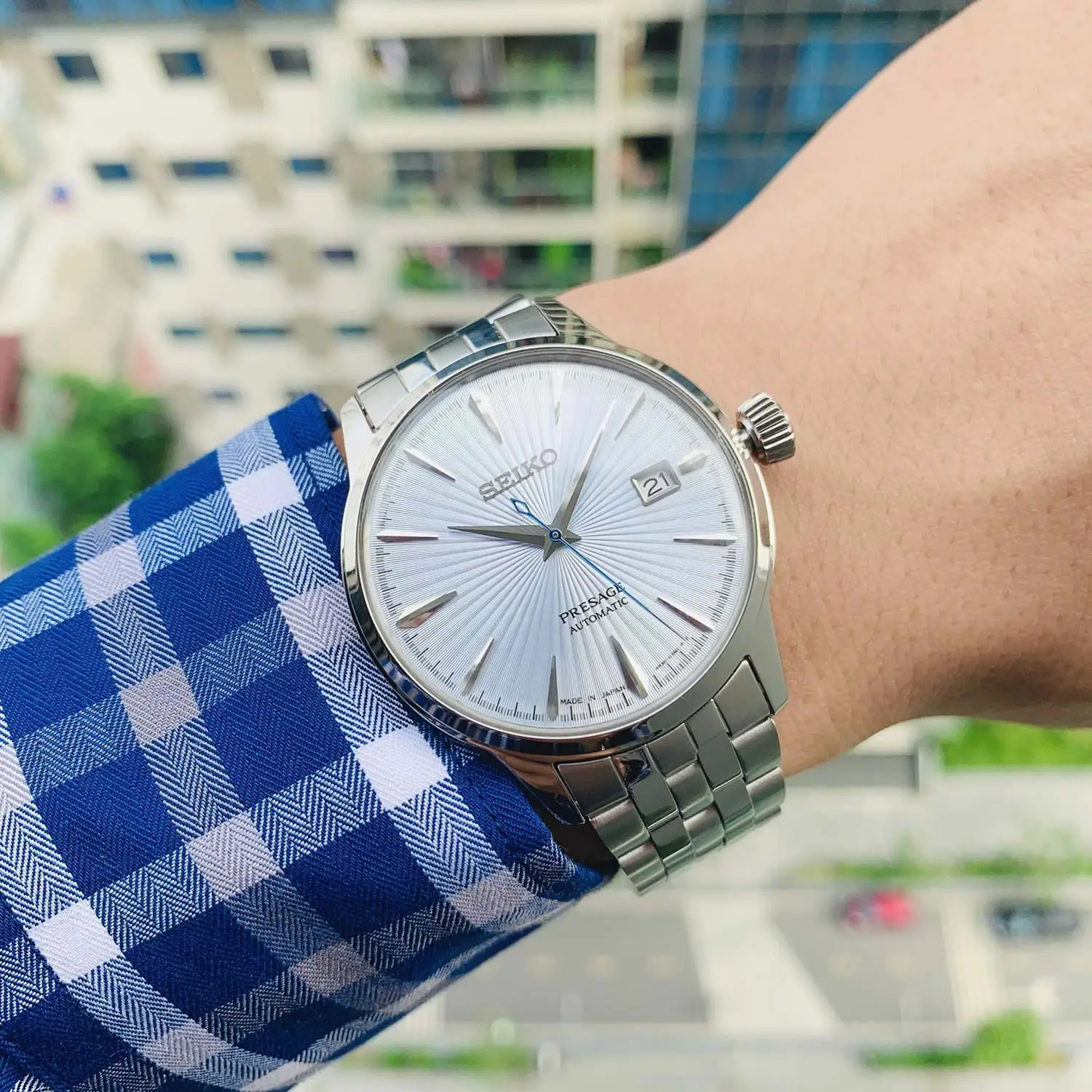 Японские механические ччасы Seiko SRPE19J1|Mechanical Watches| - AliExpress