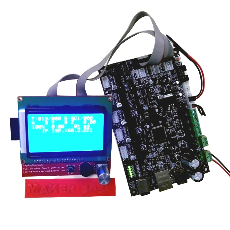 Makerbase MKS SBASE V1.3 32 бит плата управления открытым исходным кодом поддержка Marlin2.0 и Smoothieware Поддержка прошивки MKS TFT экран и